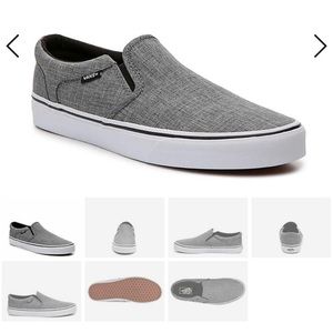 Gray Slip-On Vans